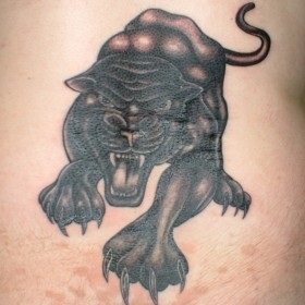 Panther tetoválás