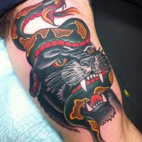 Panther tetoválás