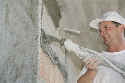 Meleg vakolat homlokzati és beltéri munkát, mi ez, egy fotó és videó felülvizsgálata hőszigetelés