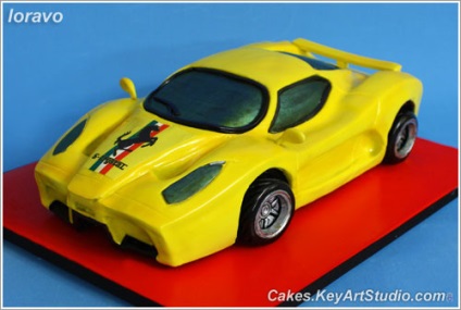 Cake ferrari enzo, blogul loravo culinar notes designer