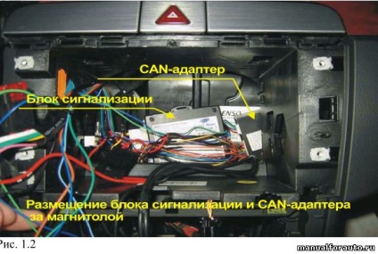 Instalarea alarmei pe volkswagen passat b6, punctele de conectare, vântul comercial Volkswagen b6