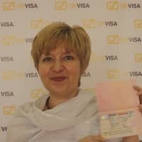 Visa Burgasz, a vízum közepén Kay vízum