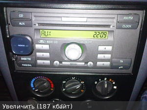 Bluetooth încorporat în banda de înregistrare regulată Ford 6000cd - autocadabra