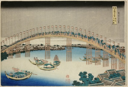 Artistul japonez a animat ukiyo-e gravuri clasice, un portal despre design și arhitectură