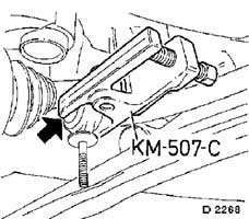 Înlocuirea picioarelor stabilizatorului (vector a, 1993, c16nz2)