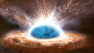 Astronomii au văzut pentru prima dată cum o gaură neagră înclină orbitele stelelor