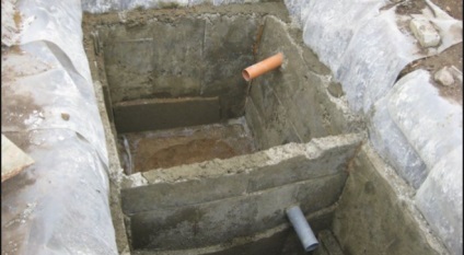 Recipient septic pentru beton, cu construcția propriilor mâini - case pe propriile mâini