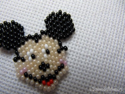 Keychain Mickey Mouse Beaded