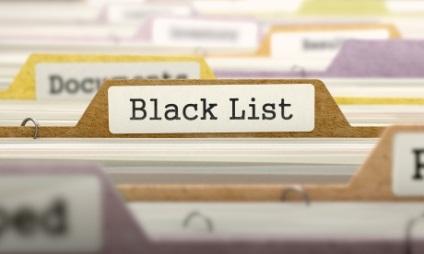 Lista neagră a debitorilor care intră în ea și cum să ieșiți din ea