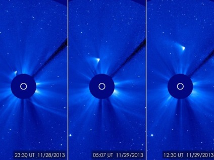 Ce sa întâmplat cu cometa ison când se apropie de soare