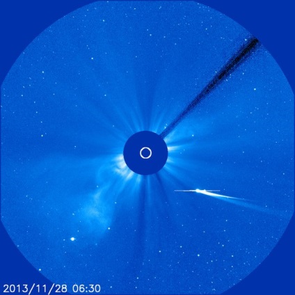 Ce sa întâmplat cu cometa ison când se apropie de soare