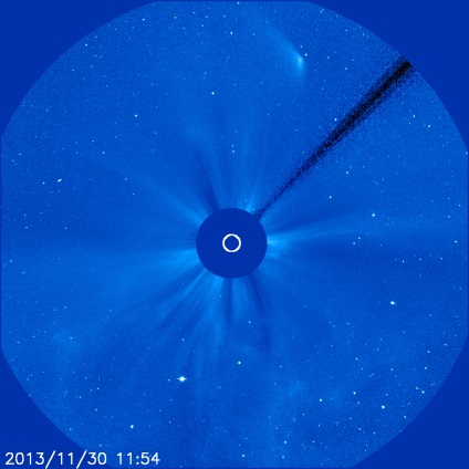 Ce sa întâmplat cu cometa ison când se apropie de soare