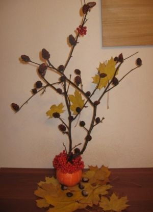 Ikebana Toamna cu propriile mâini