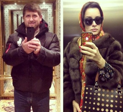 Kadyrov a pus turbanul lui Kandelaki ca o femeie musulmană modestă