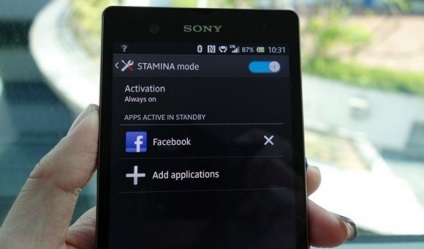 Cum să evitați oprirea notificărilor pe smartphone-urile Sony xperia în modul stamina