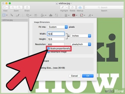 Как да промените размера на изображението (за Mac)