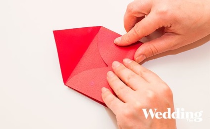 Hogyan készítsünk egy borítékot Valentin az ünnep