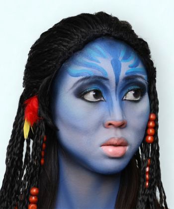 Hogyan készítsünk egy make-up Avatar Neytiri hogyan nők portálon mindent!