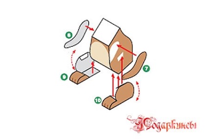 Hogyan maynkraft papír - a diagram DIY játék-állatok