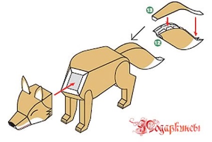 Hogyan maynkraft papír - a diagram DIY játék-állatok