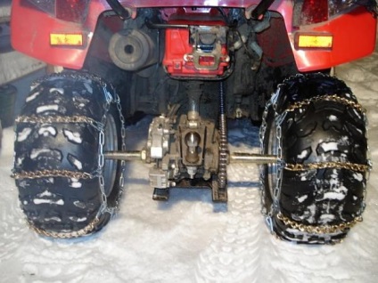 Cum să măriți permeabilitatea ATV-ului în zăpadă