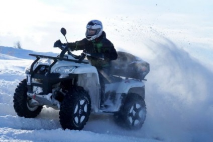 Hogyan lehet növelni a áteresztőképességét ATV télen