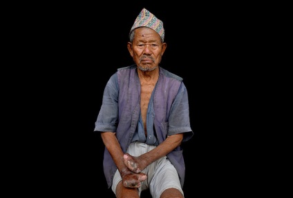 Mint a leprások él Nepálban fotó világtársadalomban