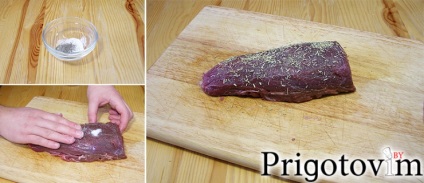 Carpaccio marhahús pácolt fotó - recept az oldalon -
