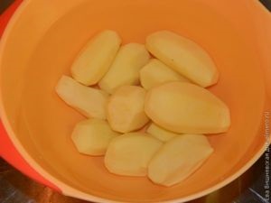 Clătite de cartofi cu cârnați