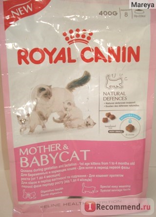 Macskaeledel Royal Canin anya & amp; babycat - «jó takarmány kis képek (és macska is)”