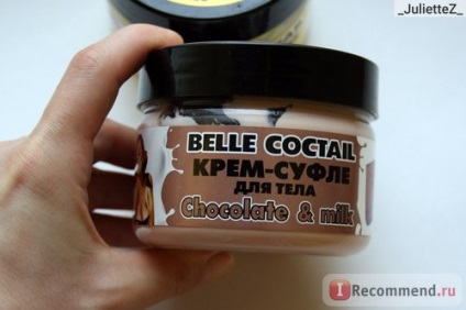 Cream suflé pentru corpul de loren-cosmetics belle coctail lapte și ciocolată este 