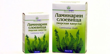Laminaria thallus fogyás véleménye, pakolás, hasznos tulajdonságai moszat