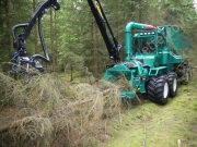 Forest Technology Feller, chopper de autopropulsie, combină de recoltat