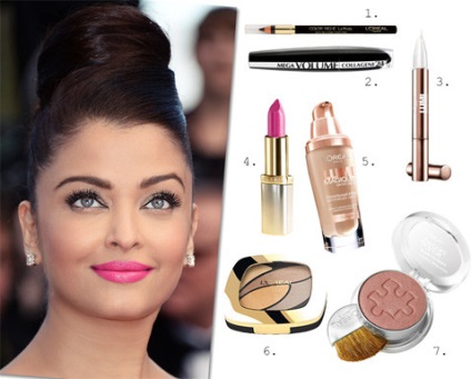 Machiaj paradis aishwarya în cannes de la l-oreal paris