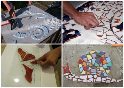Mozaic cu mâinile tale - o decorare excelentă a grădinii, balconului sau mesei tale