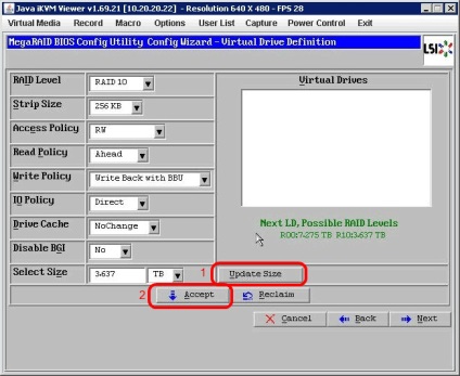 Configurarea raid10 pe controlorii lsi megaraid