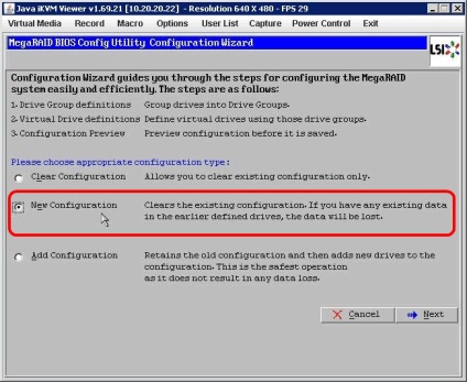 Configurarea raid10 pe controlorii lsi megaraid