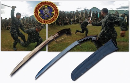 Knife „KARAMBIT” katonai szolgálat, egy sereg messenger