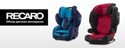 Огляд автокрісел recaro monza з кріпленням изофикс, автомобільний блог Козирський