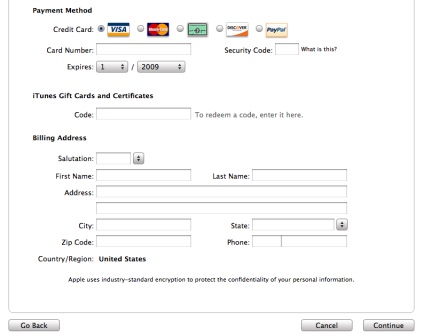 Plata pentru bunurile în itunes cu ajutorul cartelei cadou itunes - site-ul profesioniștilor din rețea!