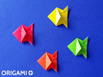 Origami pește pas-cu-pas instrucțiuni pentru copii - instrucțiuni de pește origami pește pas-cu-pas pentru copii