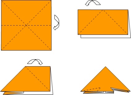 Origami pește pas-cu-pas instrucțiuni pentru copii - instrucțiuni de pește origami pește pas-cu-pas pentru copii