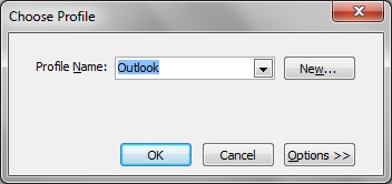 Outlook Password Recovery - biztonsági számlák