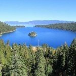 Lacul Tahoe din SUA - centrul de turism stațiune în munții din California, lac tahoe