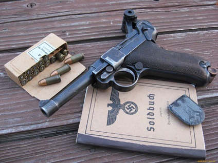 Parabellum pistol german lugera r-08, calibru, specificatii tehnice (tth) si dispozitivul,