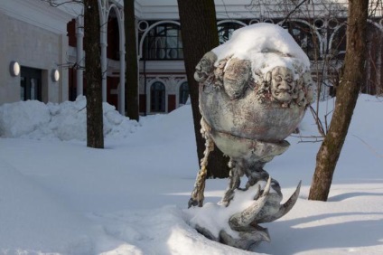 Parks of St. Petersburg, ahol sétálni a télen egy gyerek és egy kutya