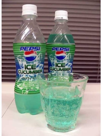 Pepsi cu aromă de castraveți - vândut doar în Japonia