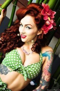 Pin Up Hairstyle - cum se creează o imagine spectaculoasă, exemple foto