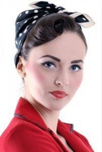 Pin Up Hairstyle - cum se creează o imagine spectaculoasă, exemple foto