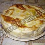 Pâine Pita cu carne tocată în cuptor, rețetă cu fotografie